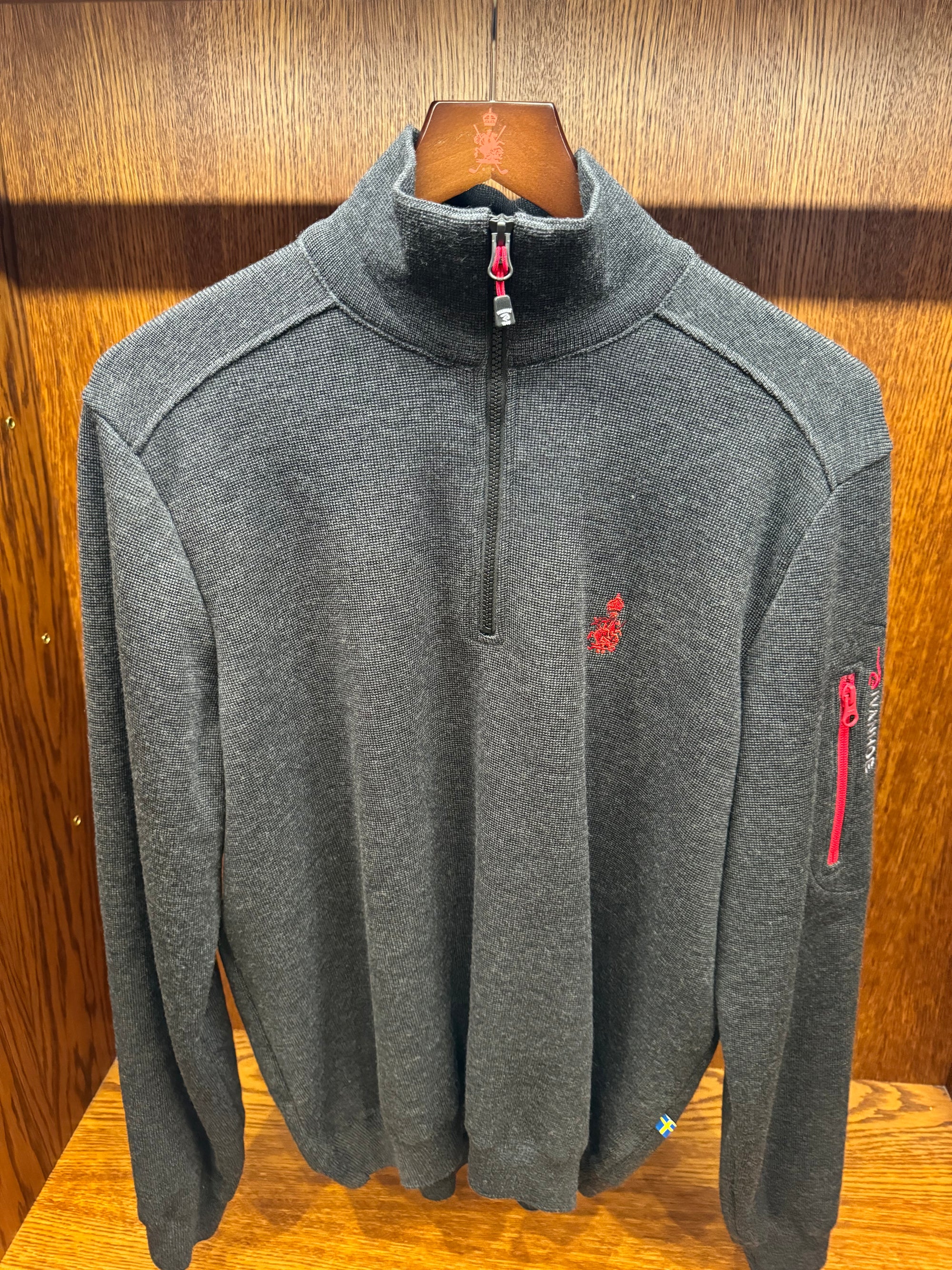 IVANHOE HADAR 1/2 ZIP GREY